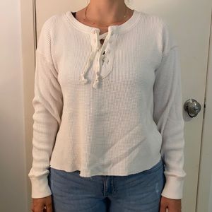 Abercrombie  & Fitch waffle sweater
